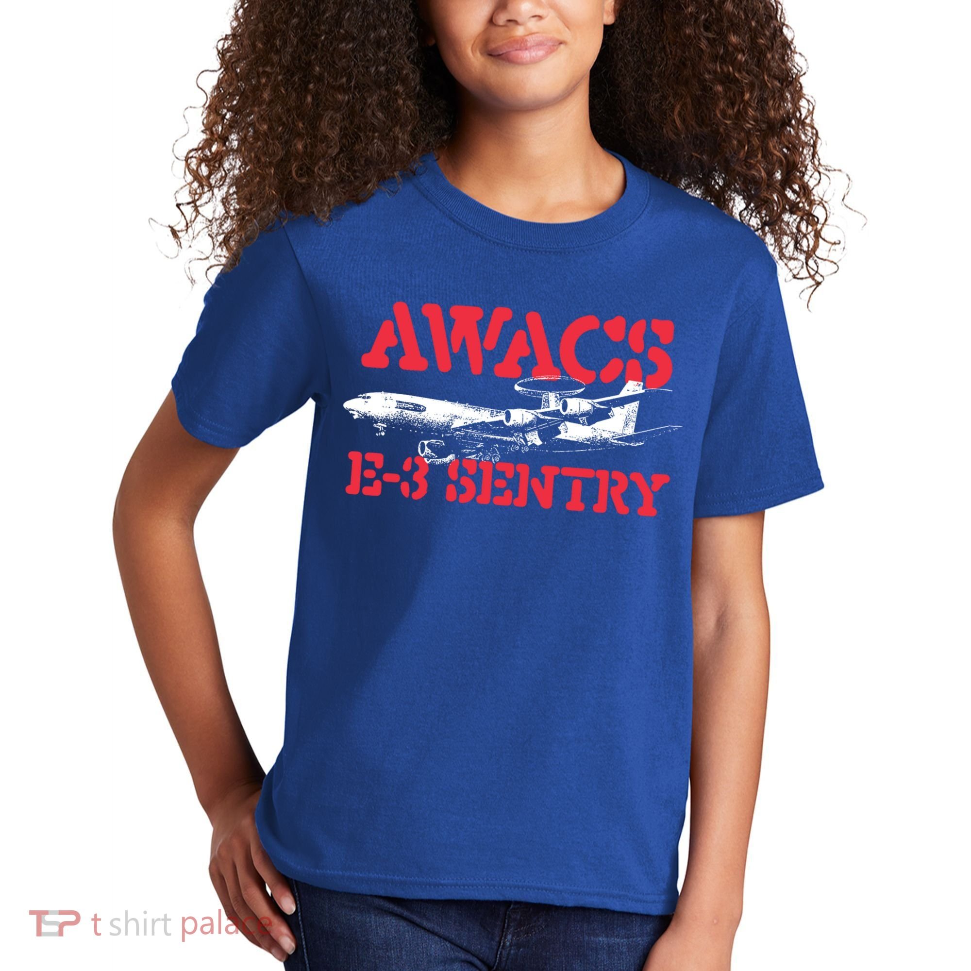 Awacs Emeaningful Gift3 Sentry Meaningful Gift Military Cargo Aircraft Pilot Gif Kids T-Shirt