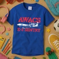 Awacs Emeaningful Gift3 Sentry Meaningful Gift Military Cargo Aircraft Pilot Gif Kids T-Shirt thumb 3