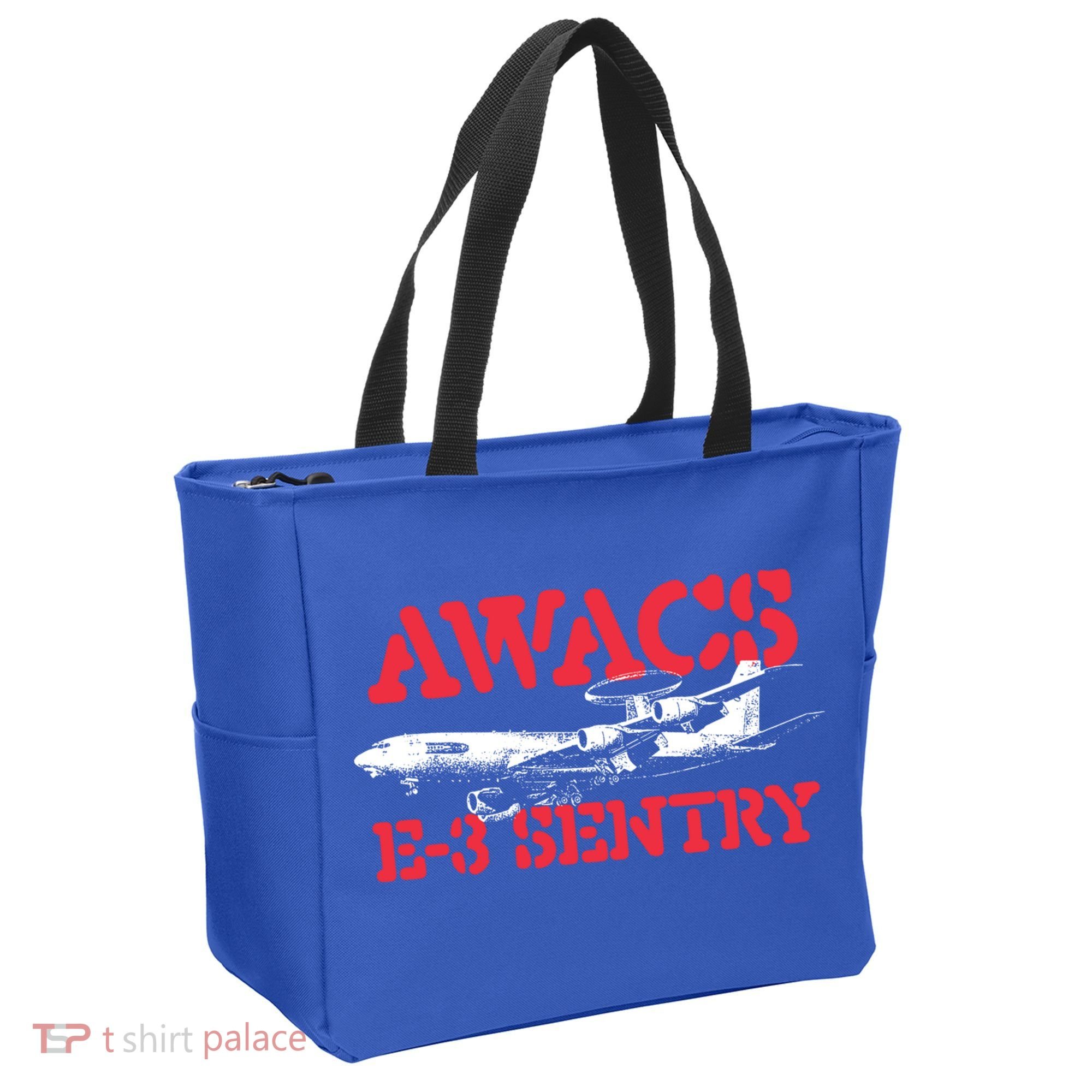 Awacs Emeaningful Gift3 Sentry Meaningful Gift Military Cargo Aircraft Pilot Gif Tote Bag