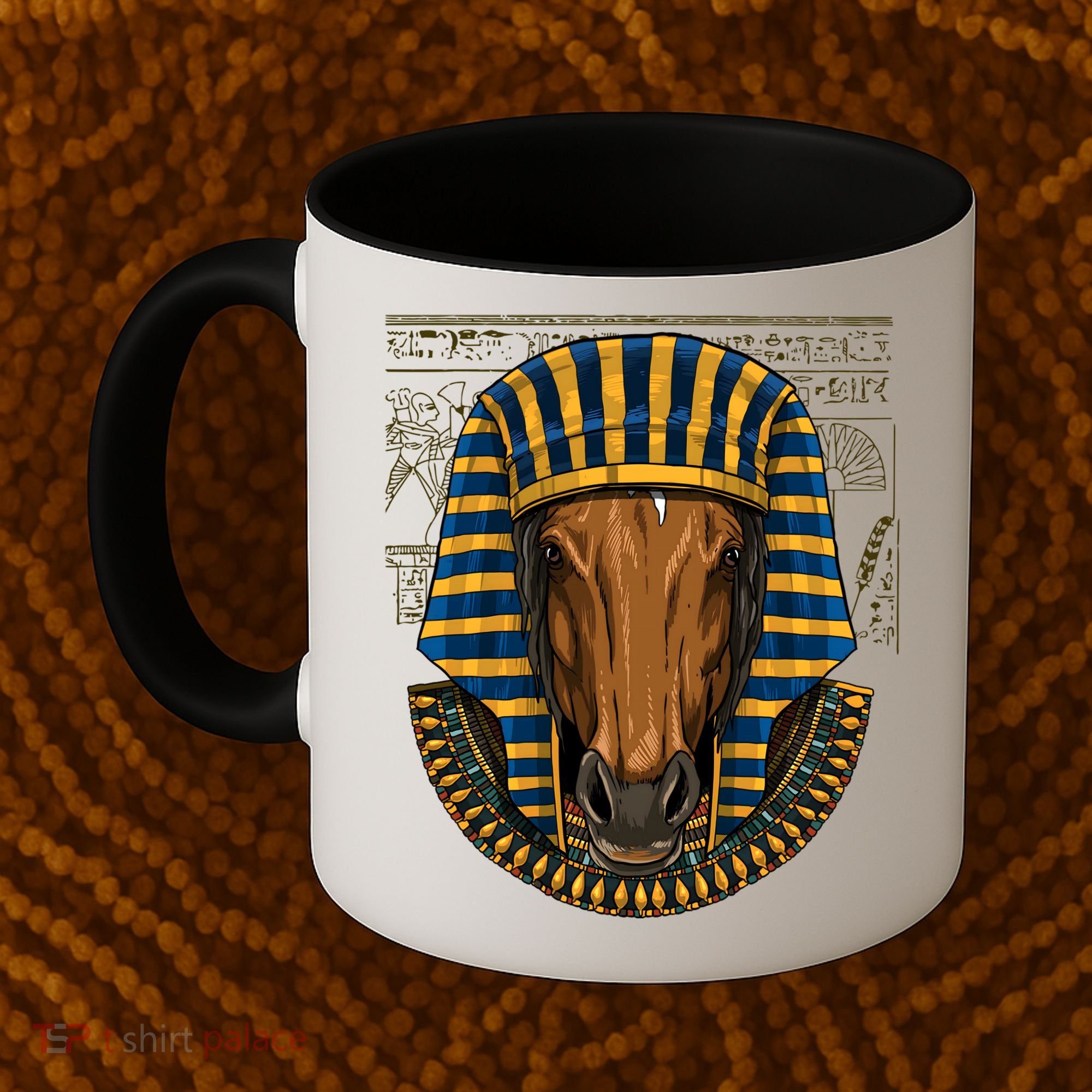 Ancient Egyptian Goddess Horse Pyramid Horse Lover Cow Gift Coffee Mug
