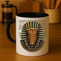 Ancient Egyptian Goddess Horse Pyramid Horse Lover Cow Gift Coffee Mug thumb 4