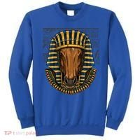 Ancient Egyptian Goddess Horse Pyramid Horse Lover Cow Gift Sweatshirt thumb 0