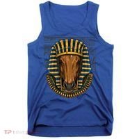 Ancient Egyptian Goddess Horse Pyramid Horse Lover Cow Gift Tank Top thumb 0