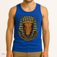 Ancient Egyptian Goddess Horse Pyramid Horse Lover Cow Gift Tank Top thumb 3