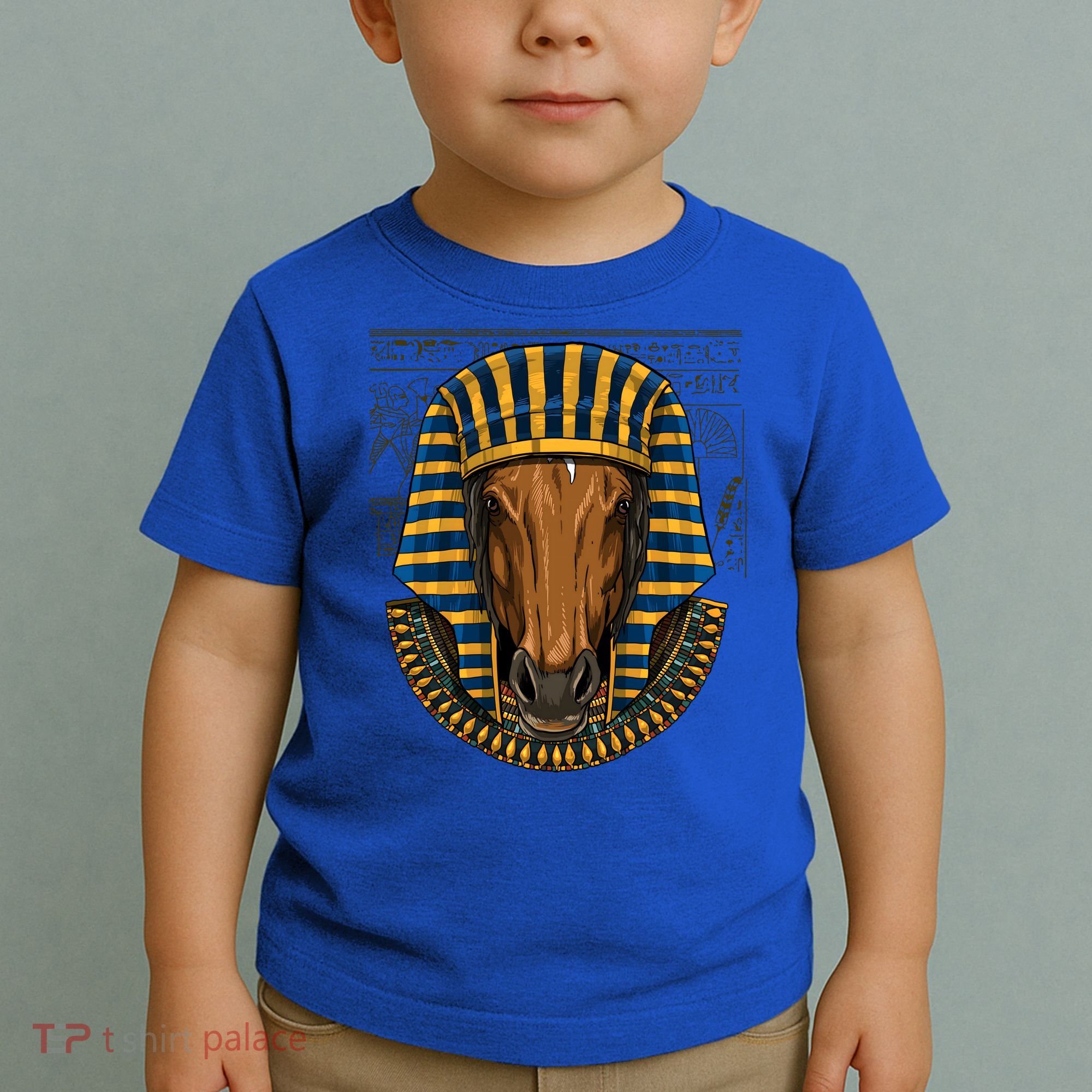Ancient Egyptian Goddess Horse Pyramid Horse Lover Cow Gift Toddler T-Shirt