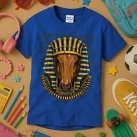 Ancient Egyptian Goddess Horse Pyramid Horse Lover Cow Gift Kids T-Shirt thumb 3