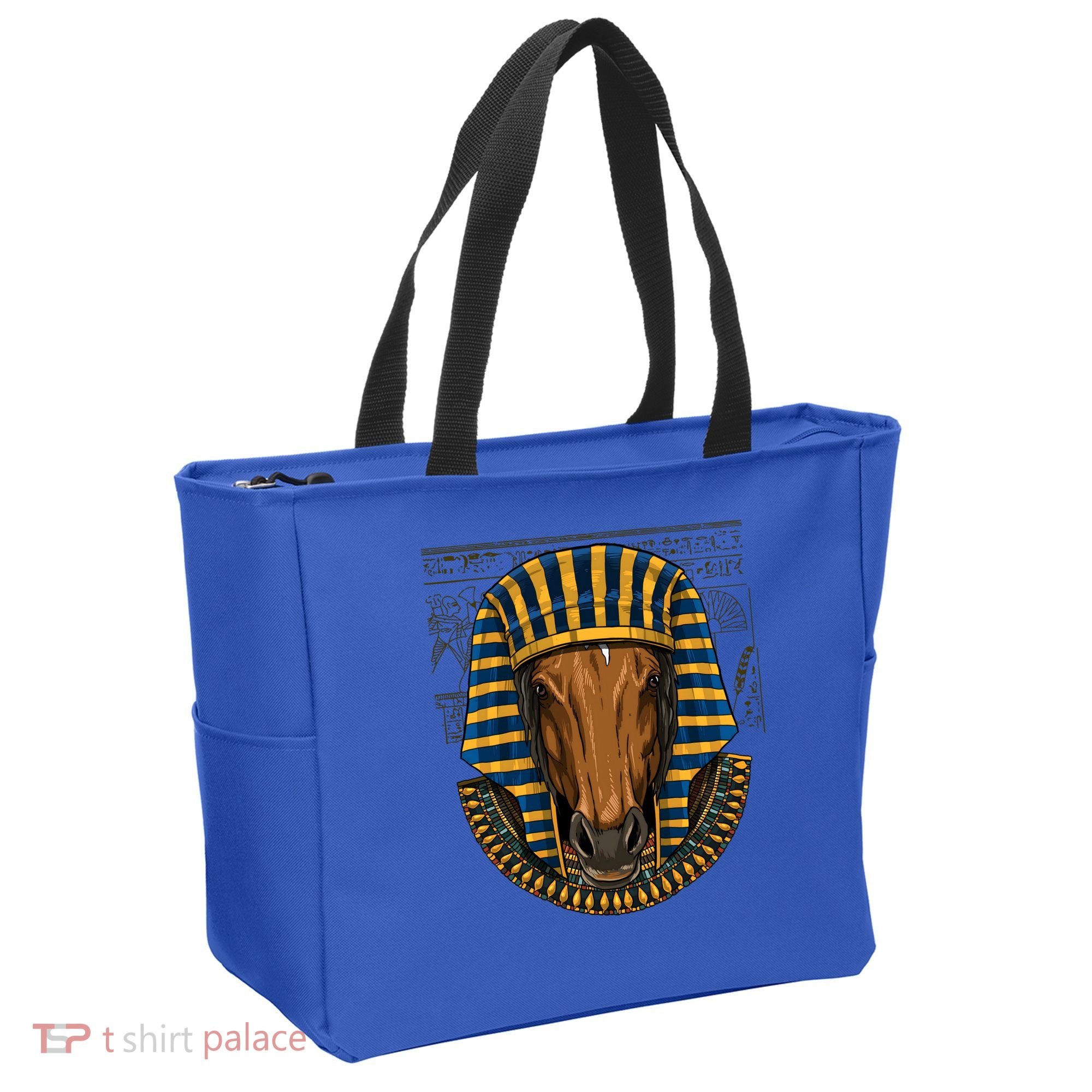 Ancient Egyptian Goddess Horse Pyramid Horse Lover Cow Gift Tote Bag