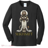Ancient Egypt Goddess Sekhmet Kids Long Sleeve Shirt thumb 0