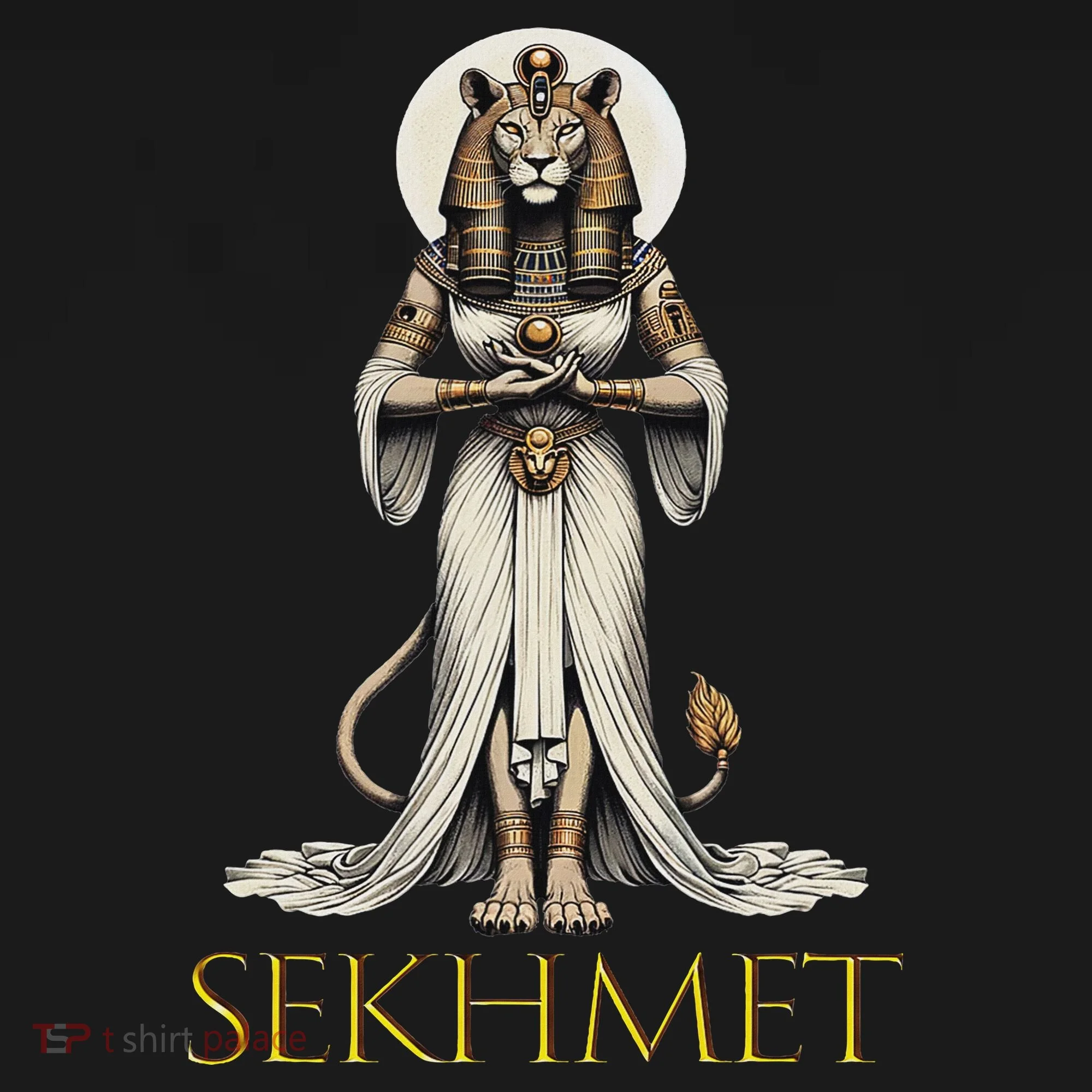 Ancient Egypt Goddess Sekhmet Kids Long Sleeve Shirt