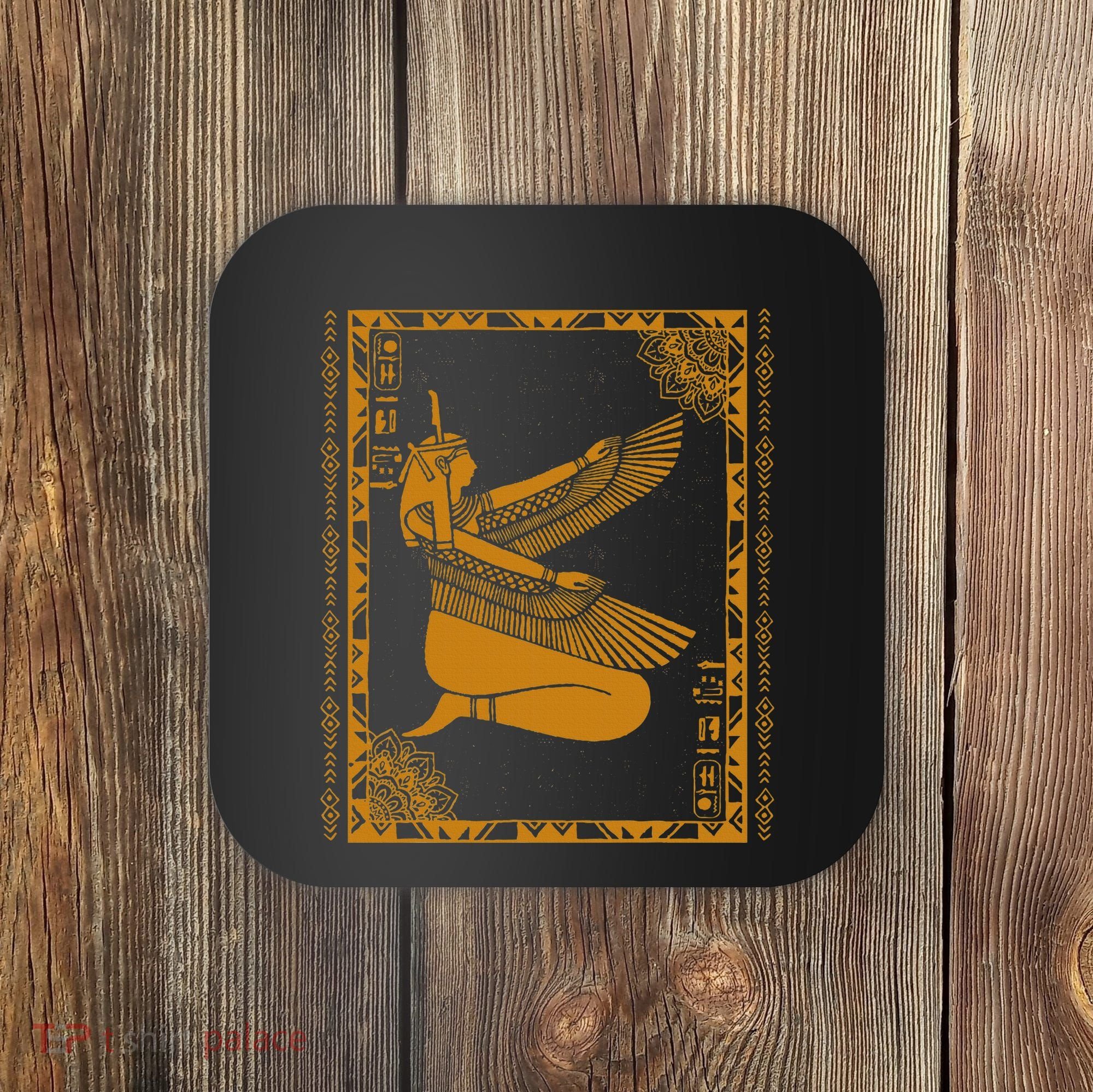 Ancient Egypt Goddess Maat Ma’At Egyptian Kemet Coaster