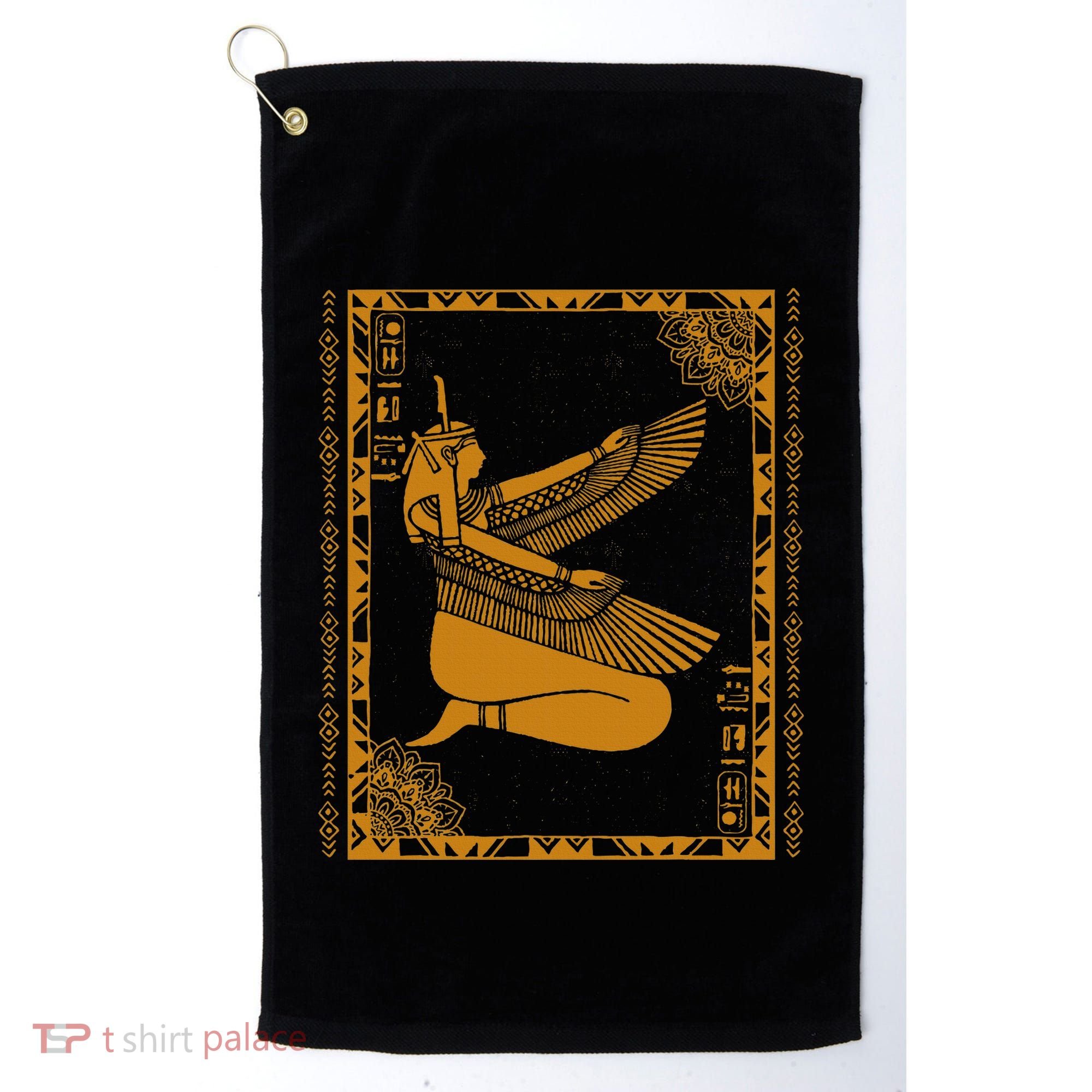Ancient Egypt Goddess Maat Ma’At Egyptian Kemet Golf Towel