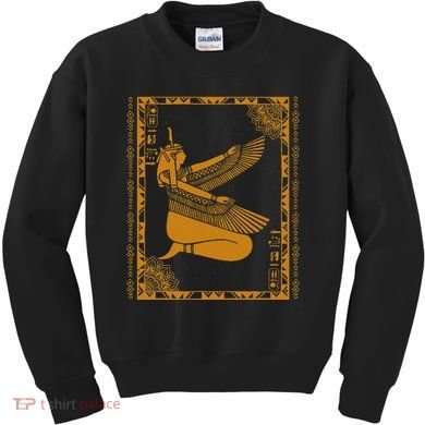 Ancient Egypt Goddess Maat Ma’At Egyptian Kemet Kids Sweatshirt