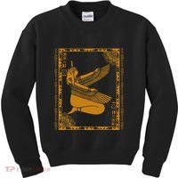 Ancient Egypt Goddess Maat Ma’At Egyptian Kemet Kids Sweatshirt thumb 0
