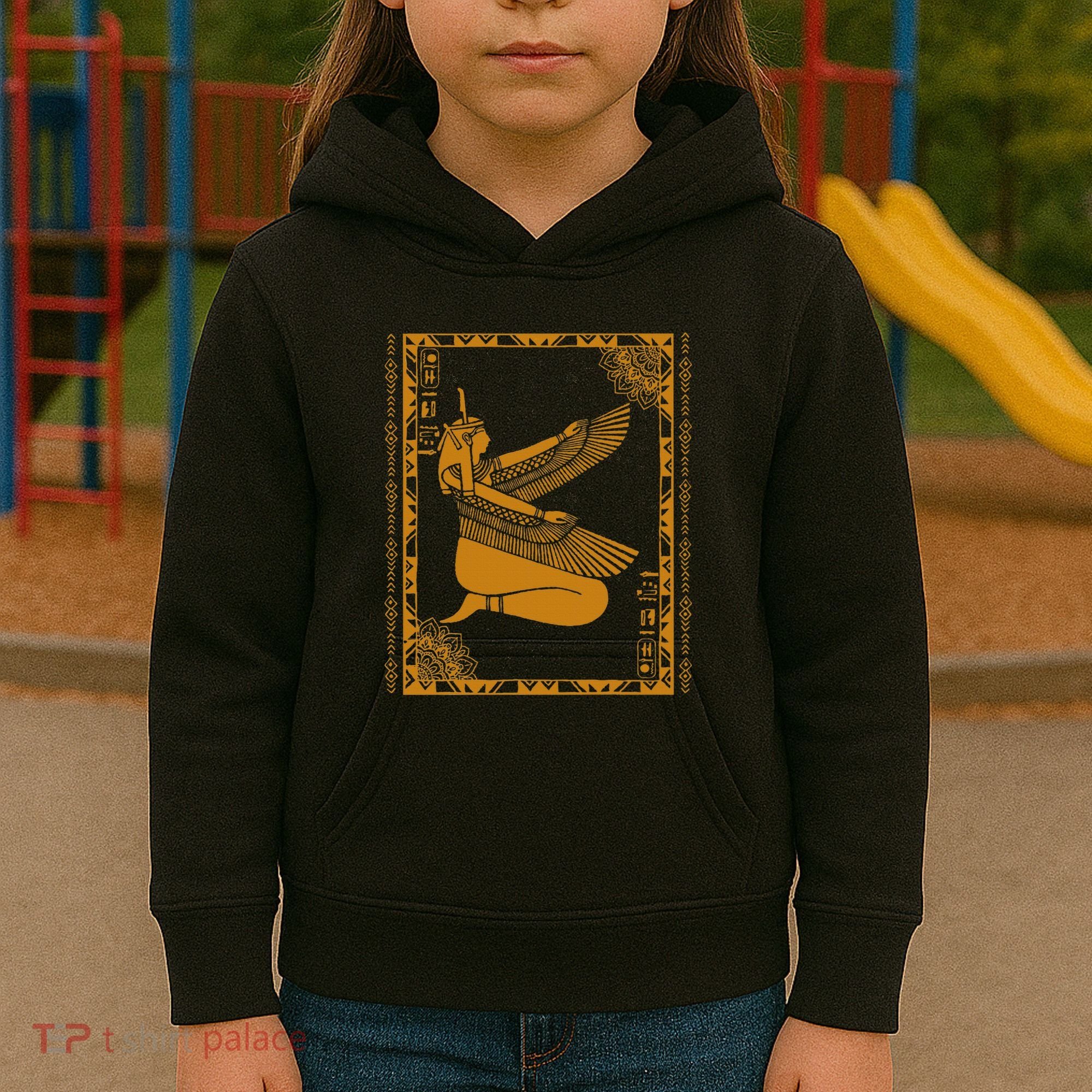 Ancient Egypt Goddess Maat Ma’At Egyptian Kemet Kids Hoodie