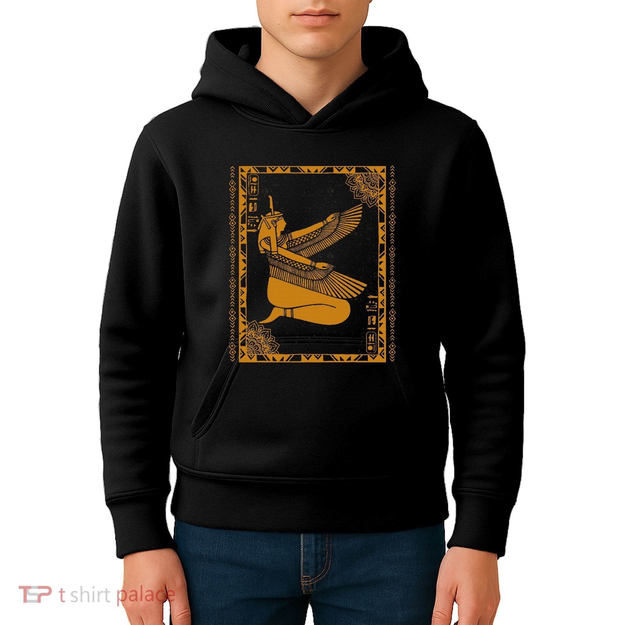 Ancient Egypt Goddess Maat Ma’At Egyptian Kemet Kids Hoodie