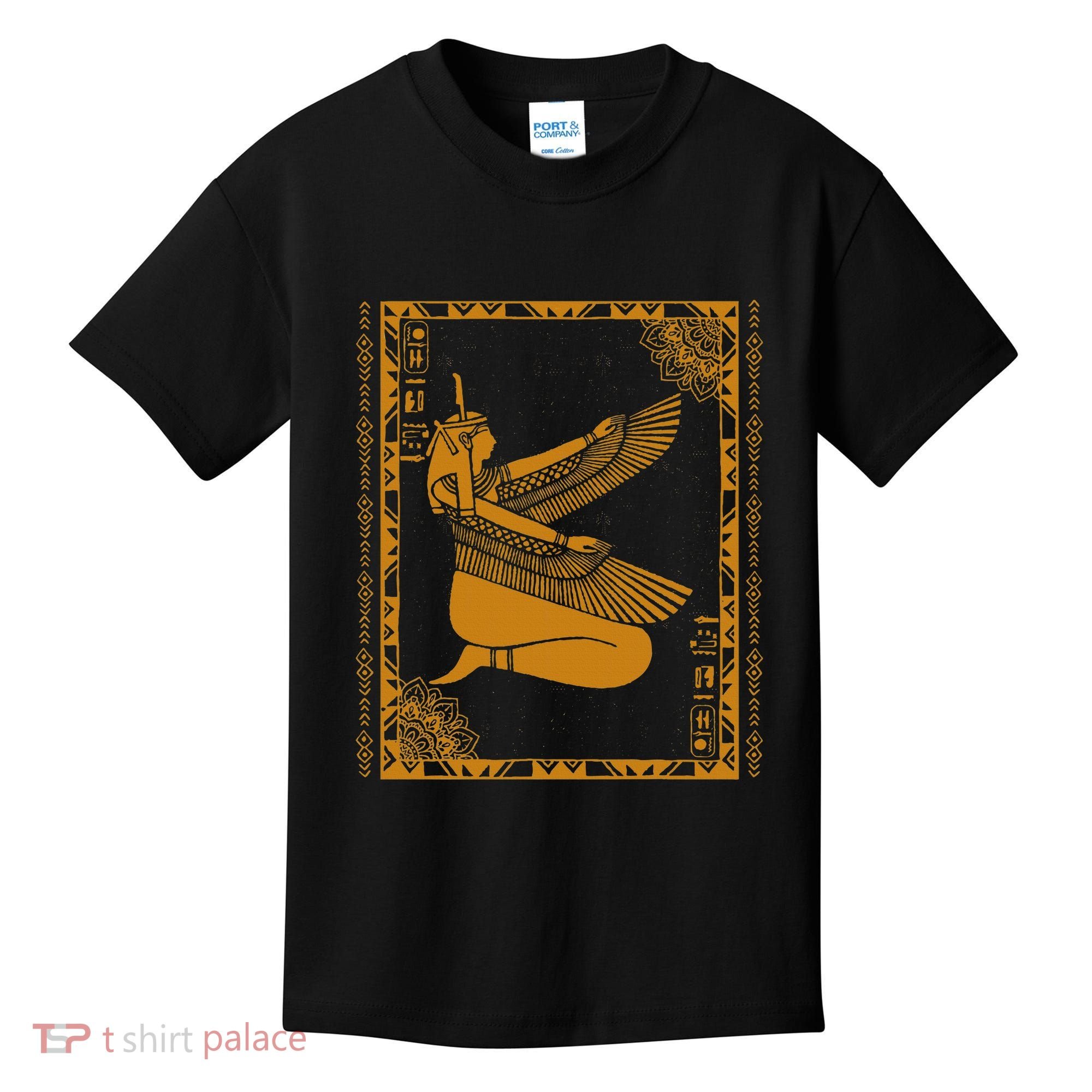 Ancient Egypt Goddess Maat Ma’At Egyptian Kemet Kids T-Shirt