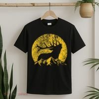 American Elk Hunter Dad Vintage Retro Bow Hunting Gift T-Shirt thumb 2