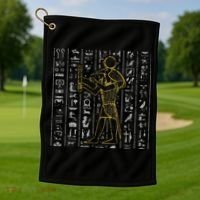 Ancient Egypt History Egyptian Hieroglyphics  Golf Towel thumb 1