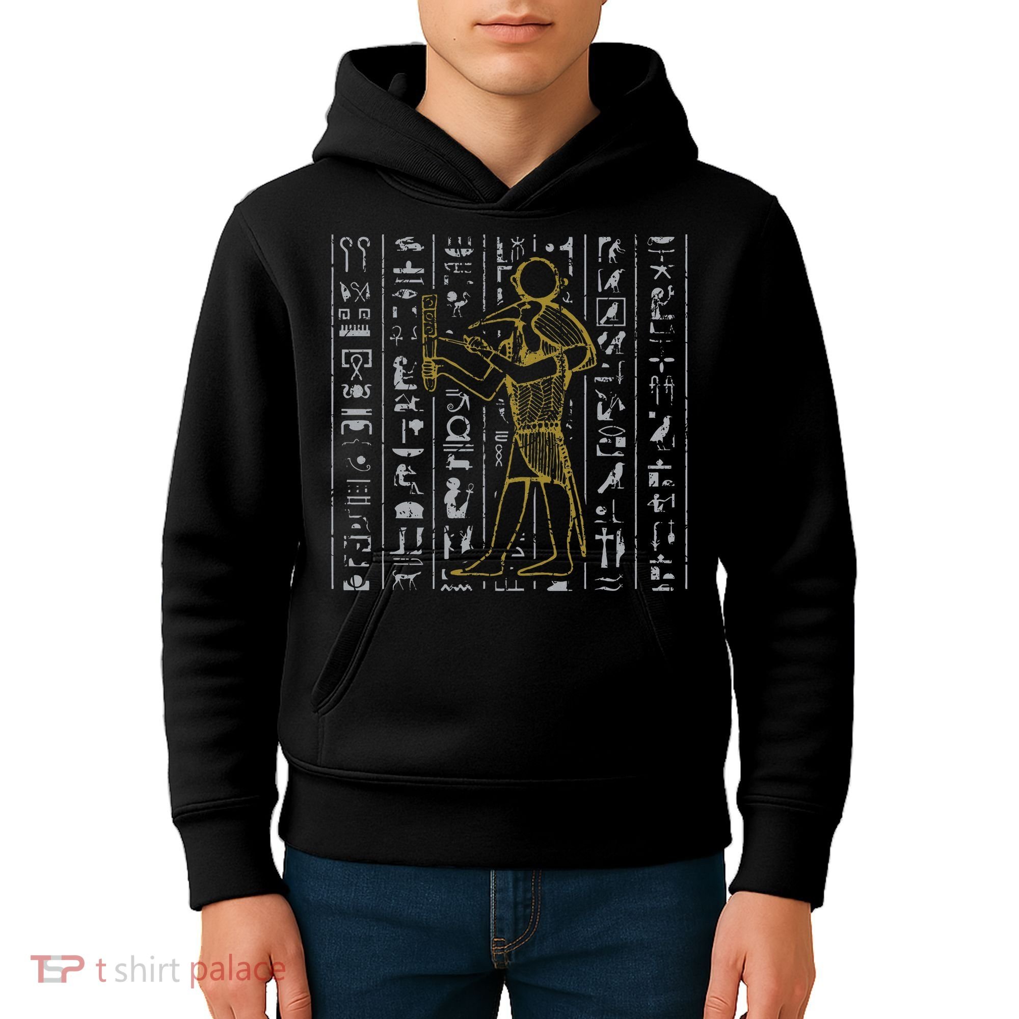 Ancient Egypt History Egyptian Hieroglyphics  Kids Hoodie