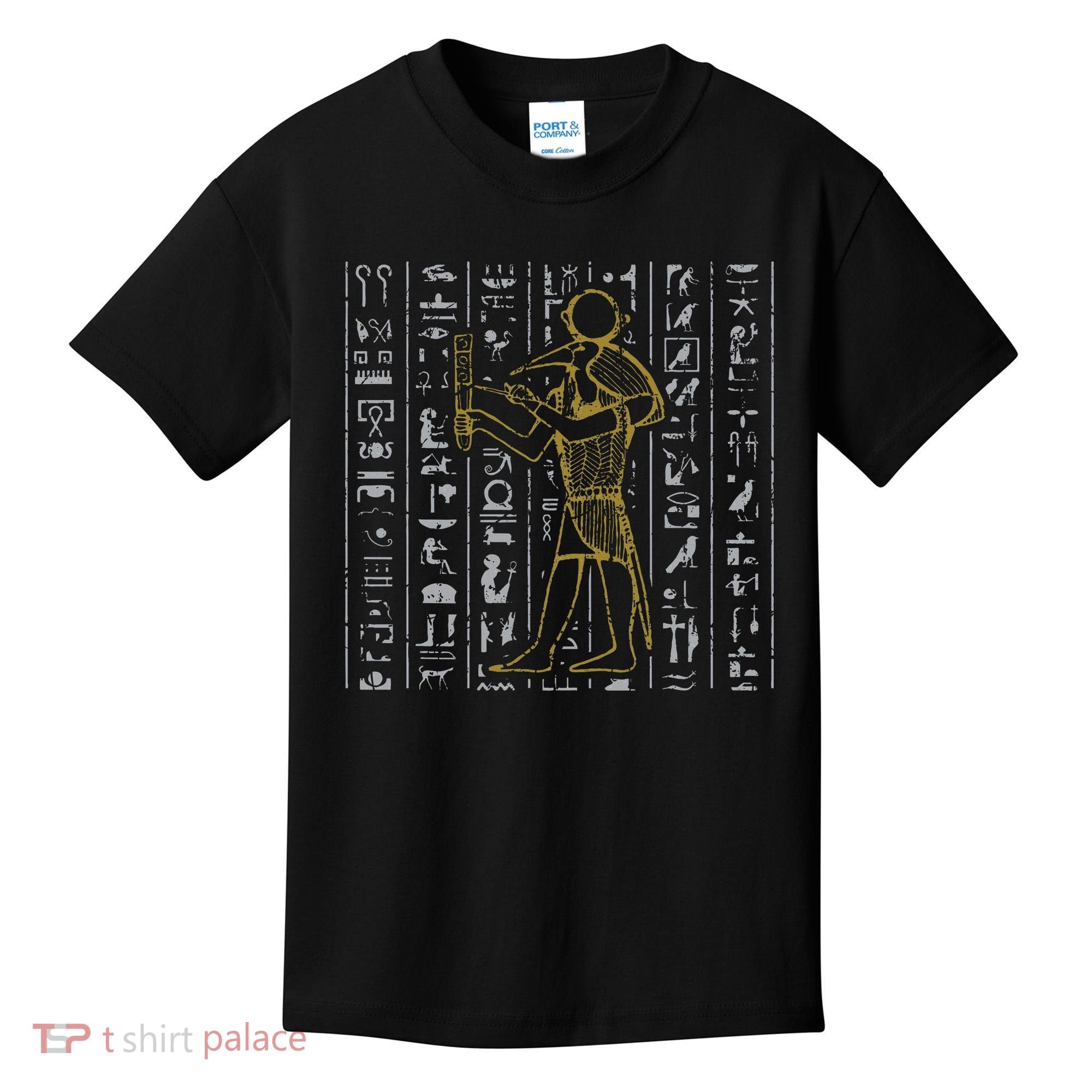 Ancient Egypt History Egyptian Hieroglyphics  Kids T-Shirt