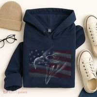 American Eagle Illustration Art Hoodie thumb 4