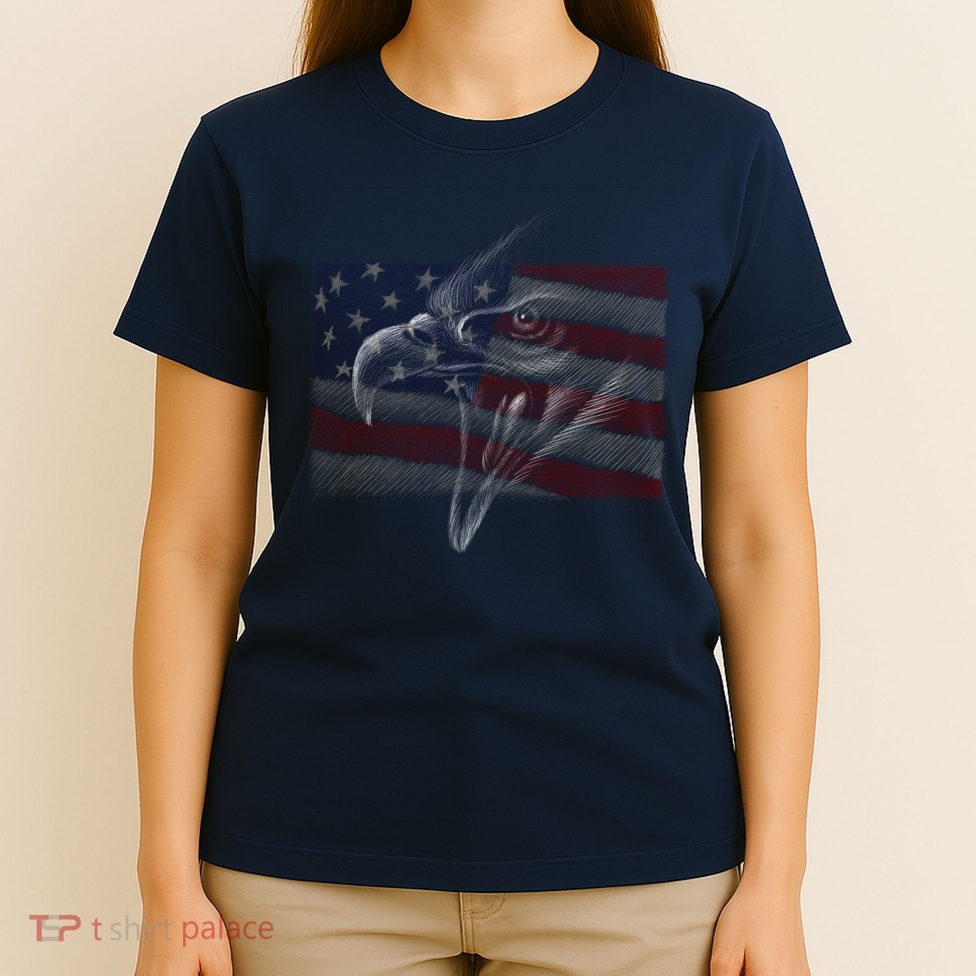 American Eagle Illustration Art T-Shirt