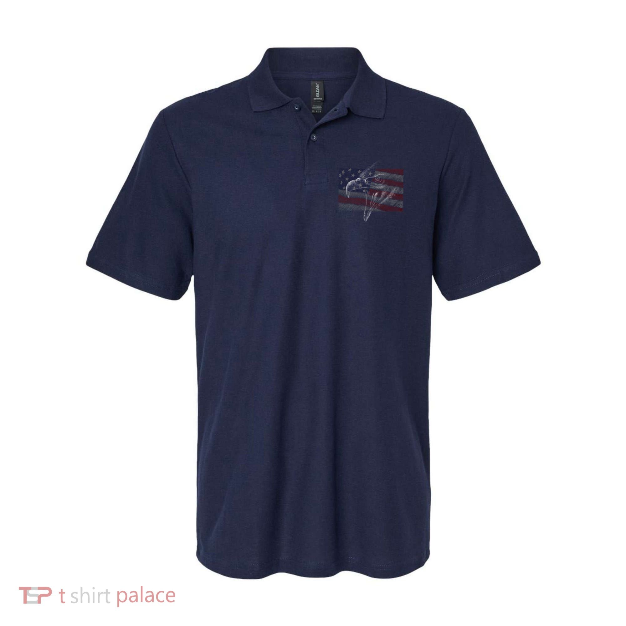 American Eagle Illustration Art Polo