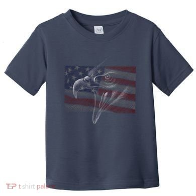 American Eagle Illustration Art Toddler T-Shirt