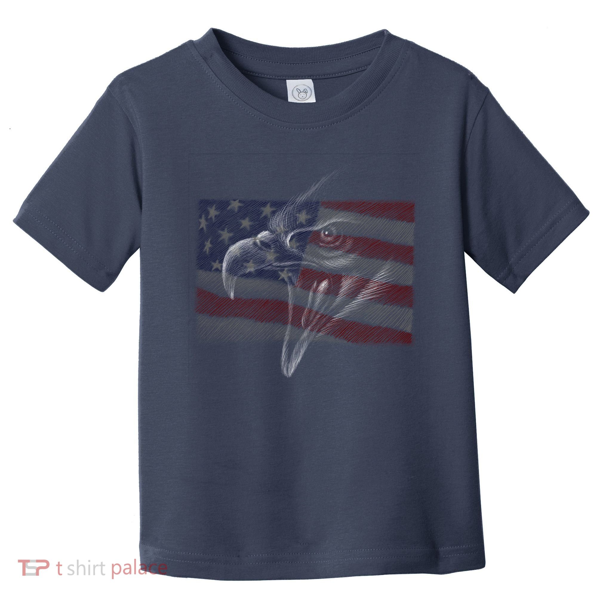 American Eagle Illustration Art Toddler T-Shirt