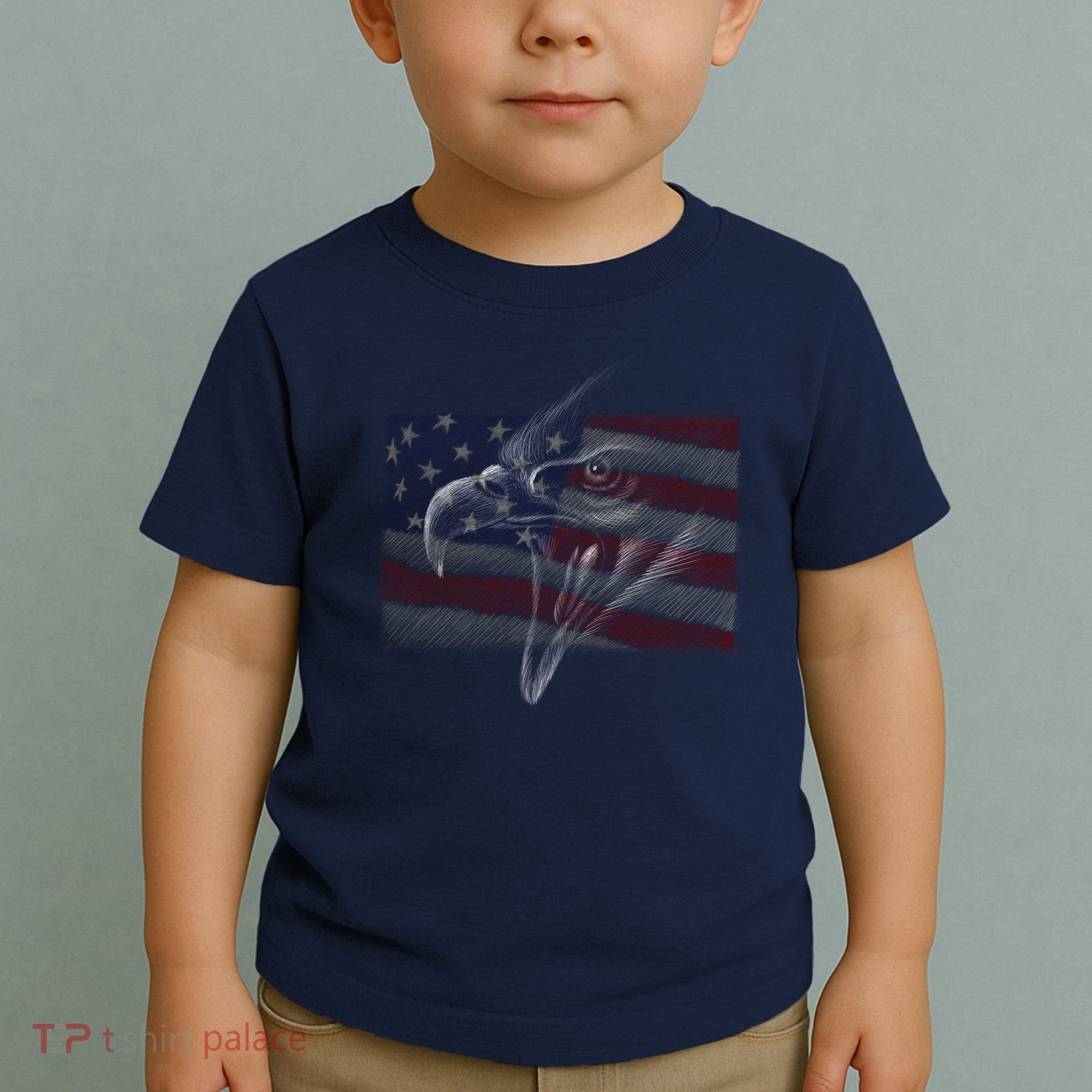 American Eagle Illustration Art Toddler T-Shirt