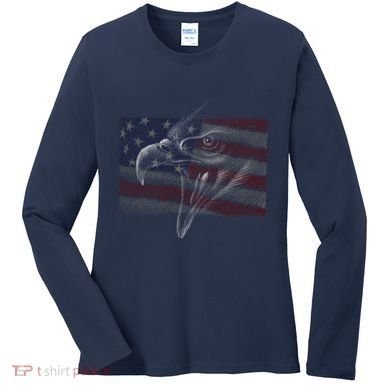 American Eagle Illustration Art Women's Long Sleeve Shirt