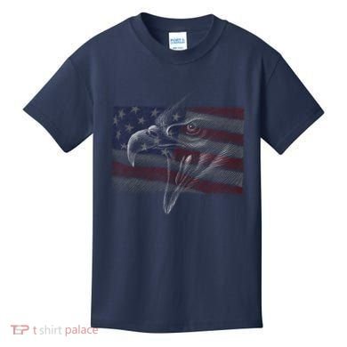 American Eagle Illustration Art Kids T-Shirt