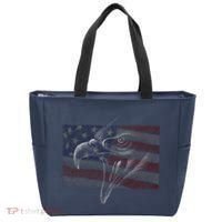 American Eagle Illustration Art Tote Bag thumb 0