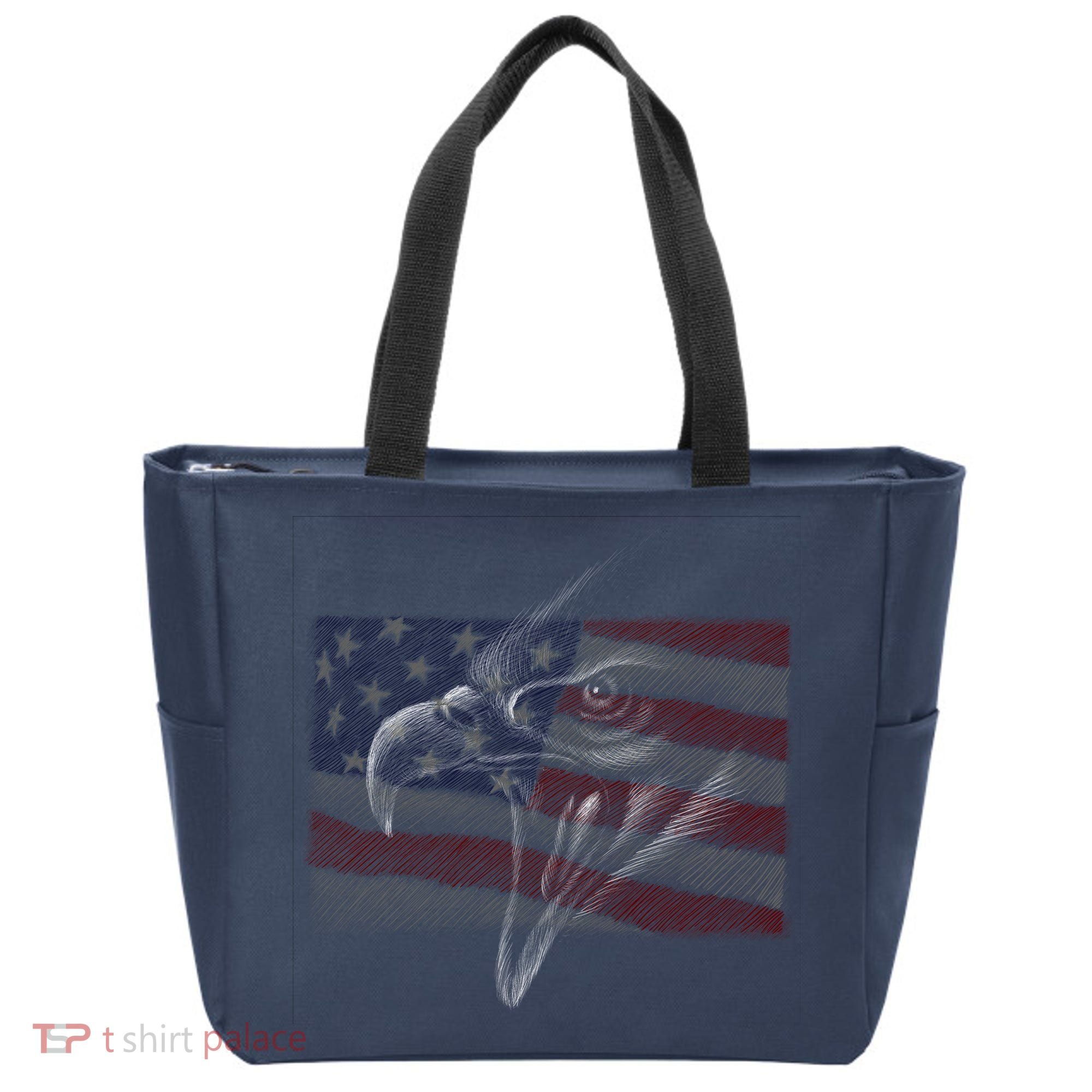 American Eagle Illustration Art Tote Bag