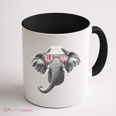 Alabama Elephant Lovers Coffee Mug back