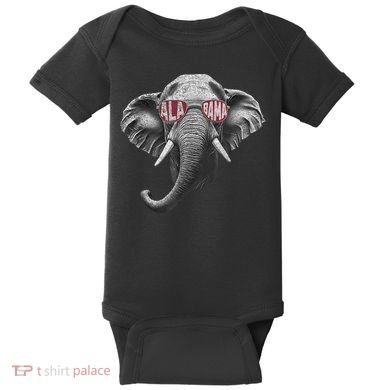 Alabama Elephant Lovers Baby Bodysuit