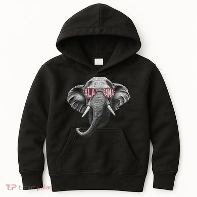 Alabama Elephant Lovers Kids Hoodie