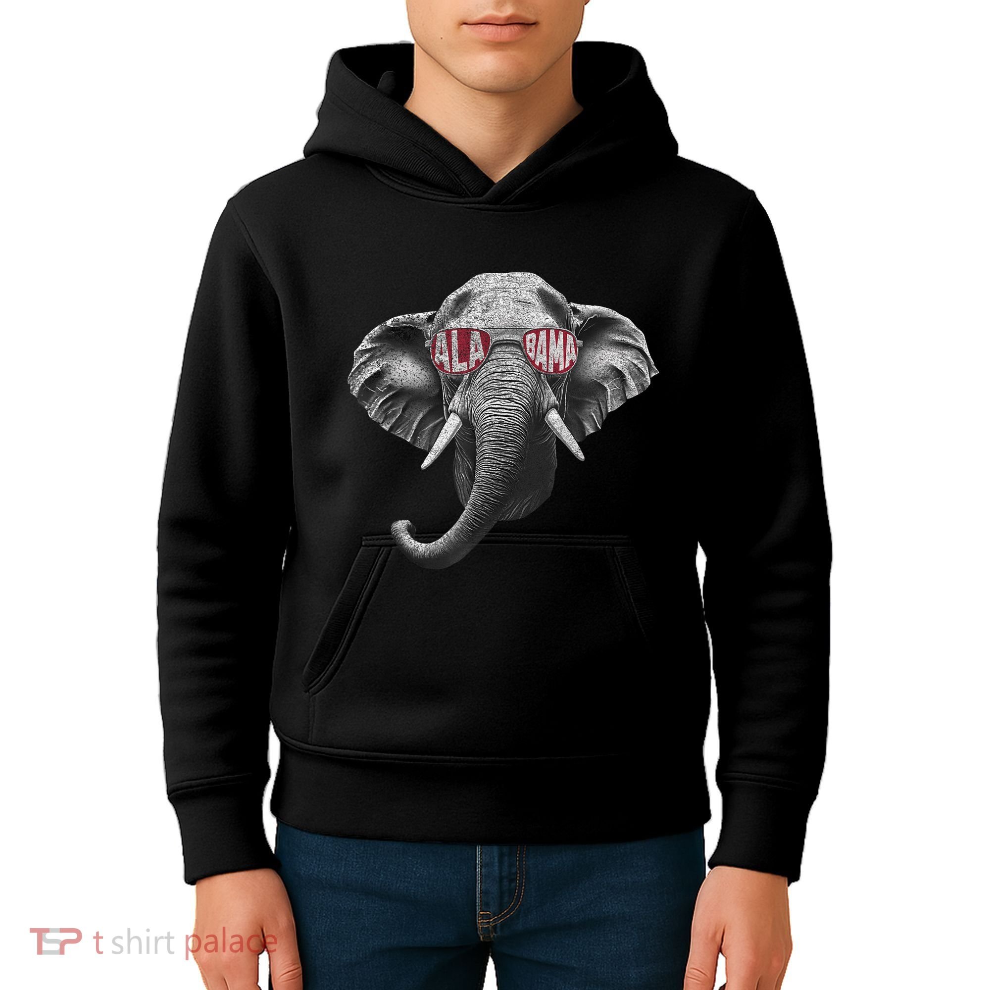 Alabama Elephant Lovers Kids Hoodie
