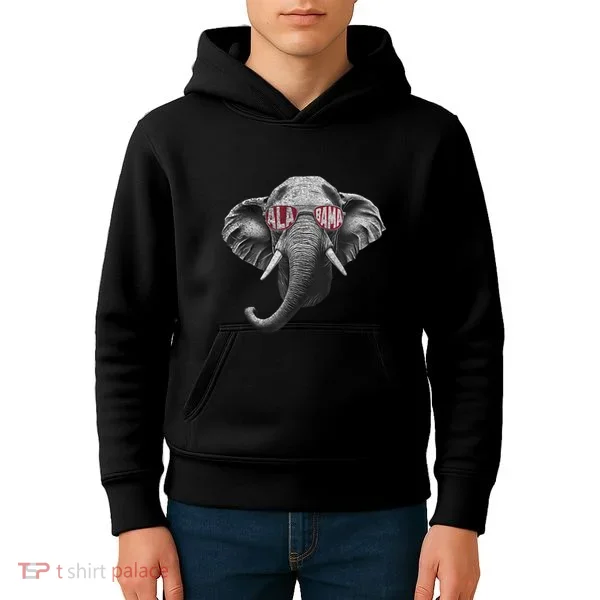 Alabama Elephant Lovers Kids Hoodie