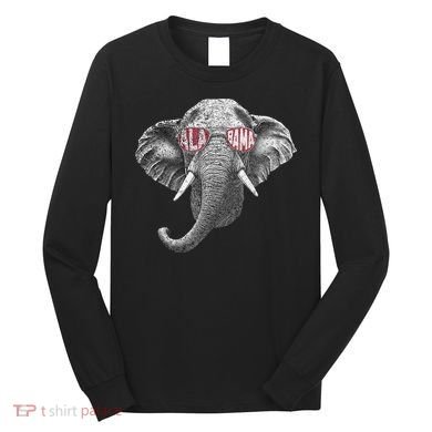 Alabama Elephant Lovers Long Sleeve Shirt