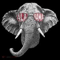 Alabama Elephant Lovers Coaster thumb 2