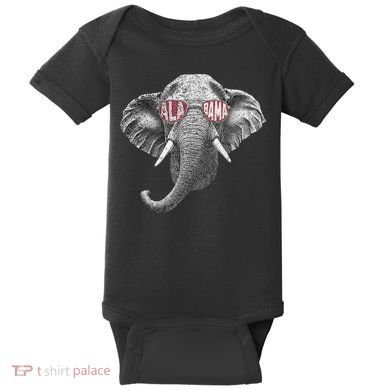 Alabama Elephant Lovers Baby Bodysuit
