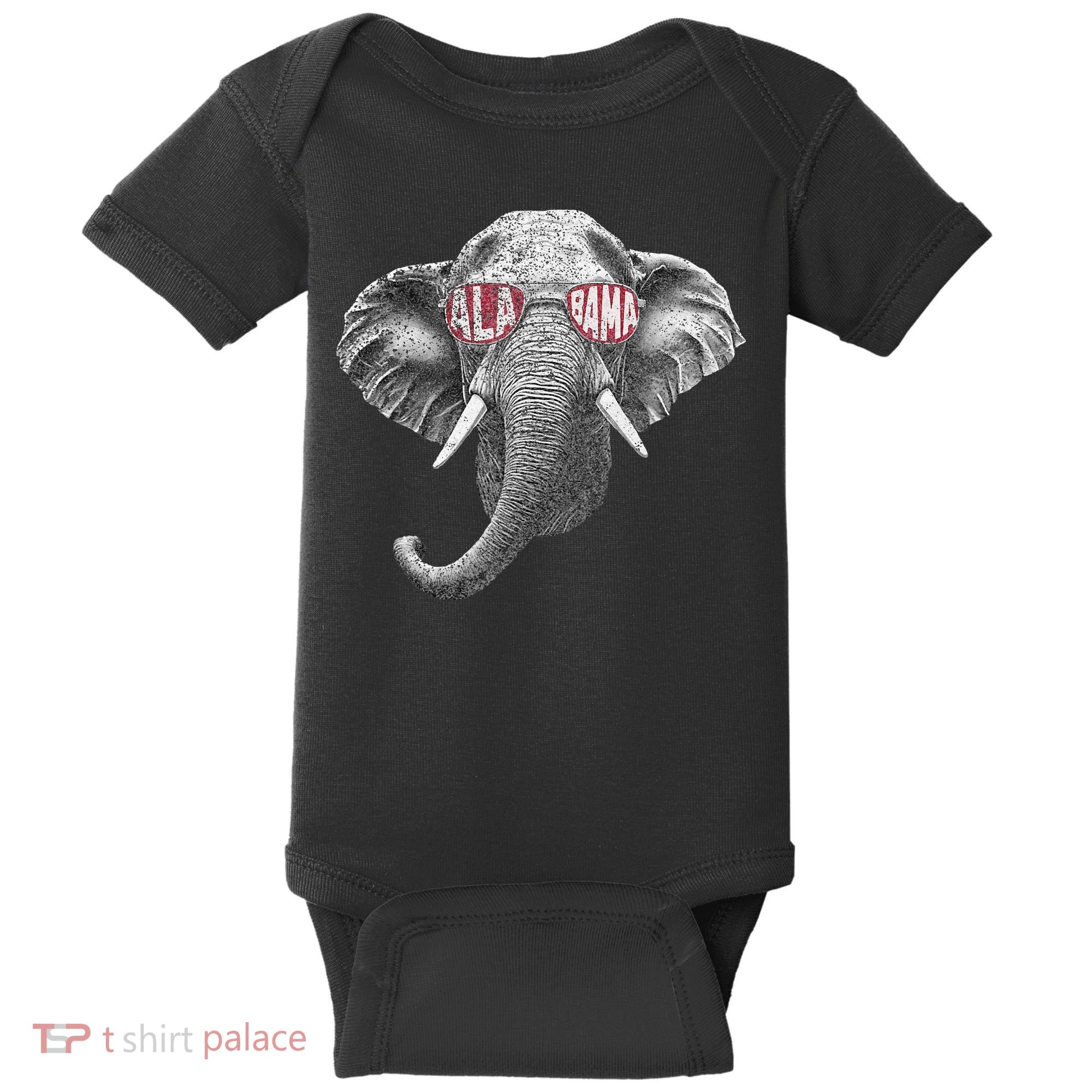 Alabama Elephant Lovers Baby Bodysuit