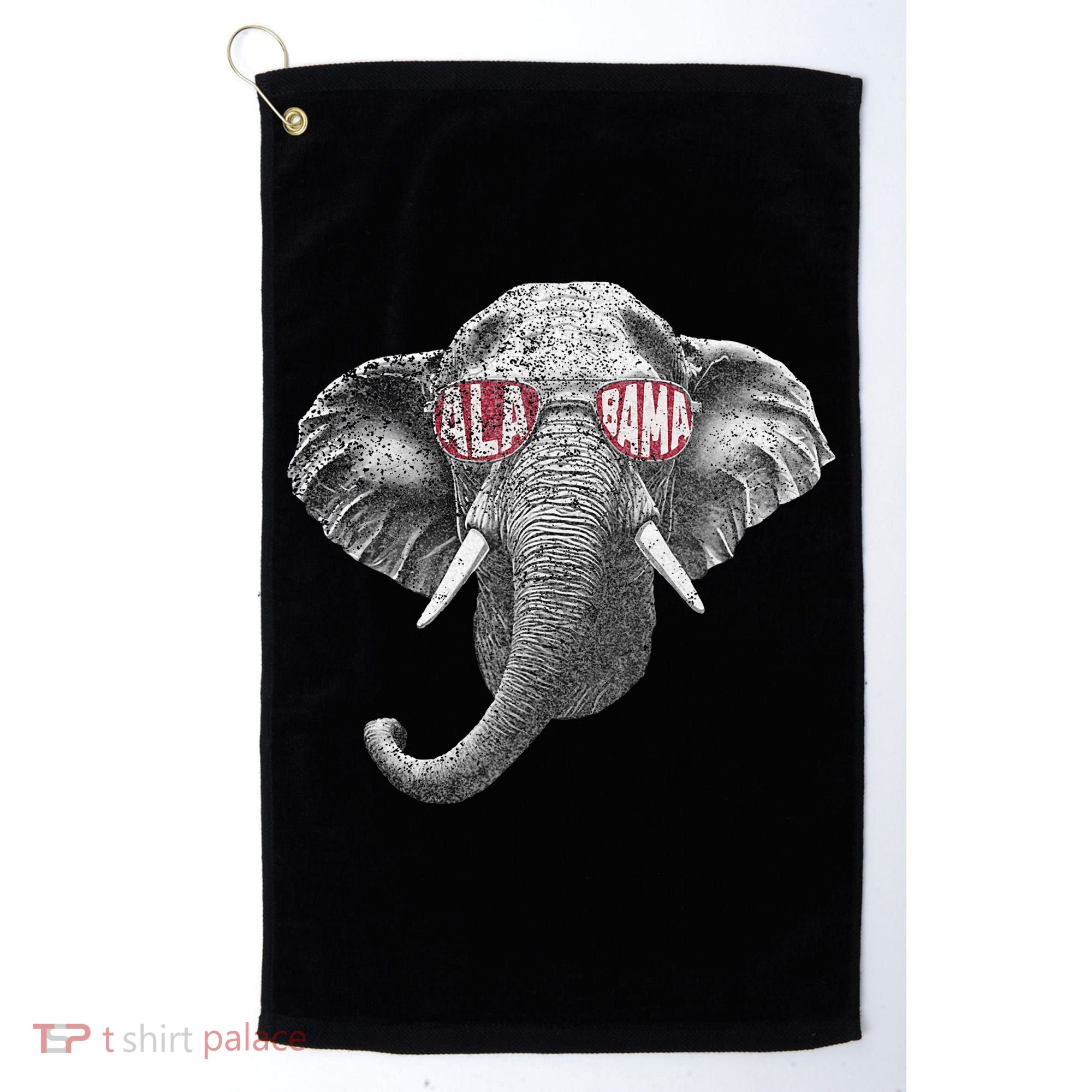 Alabama Elephant Lovers Golf Towel