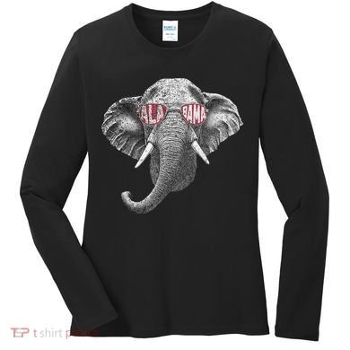 Alabama Elephant Lovers Women's Long Sleeve Shirt