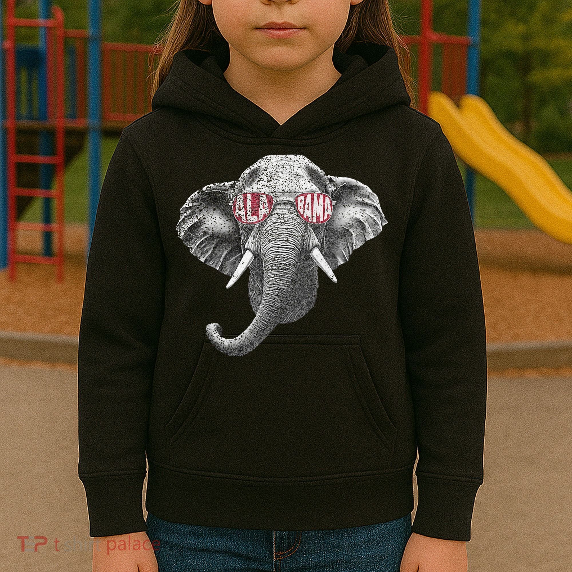 Alabama Elephant Lovers Kids Hoodie