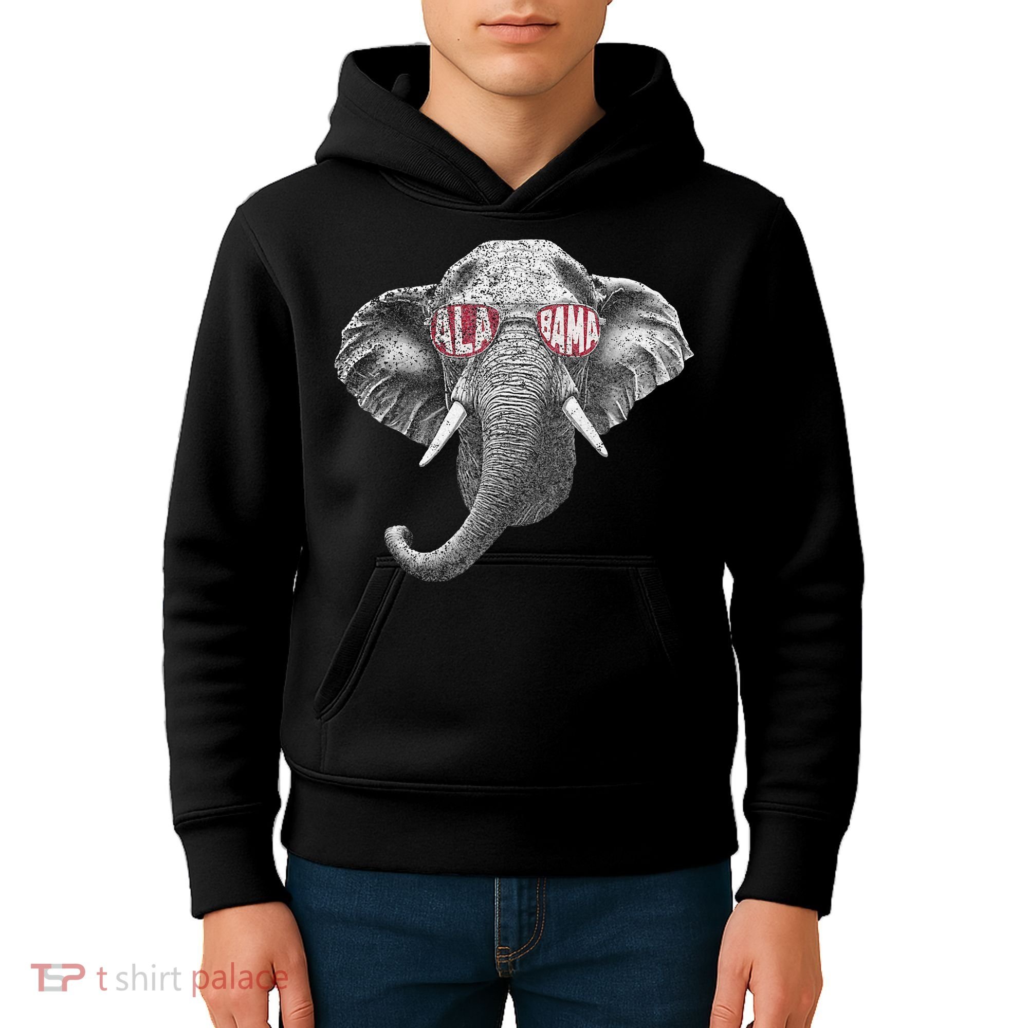 Alabama Elephant Lovers Kids Hoodie