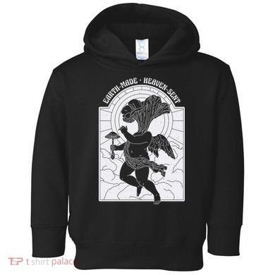 Angel Earth Made Mushroom Toddler Hoodie