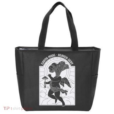 Angel Earth Made Mushroom Tote Bag