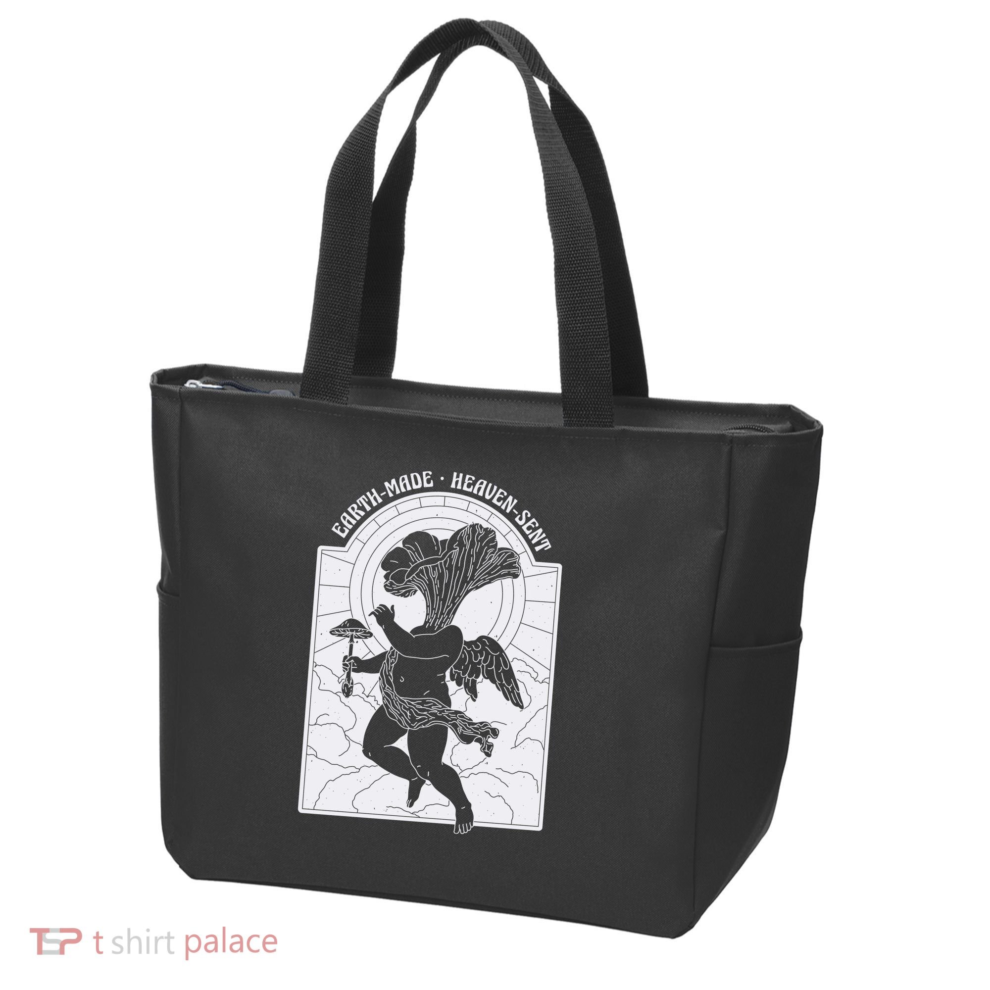 Angel Earth Made Mushroom Tote Bag